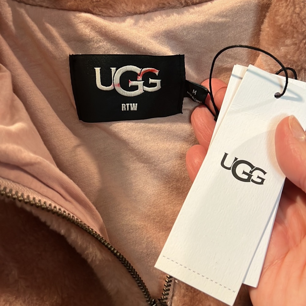 NWT UGG Elaina Faux Fur Jacket - Picture 6 of 14